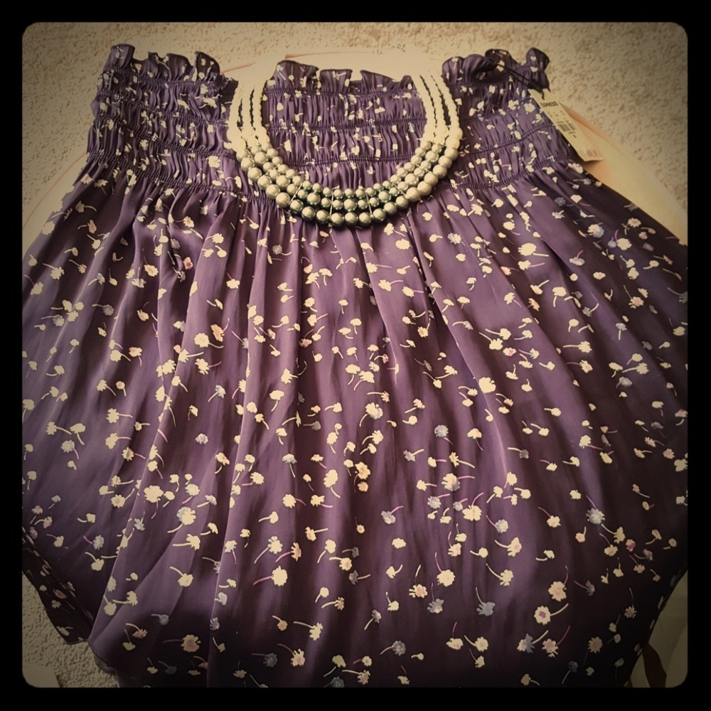 Express strapless blouse